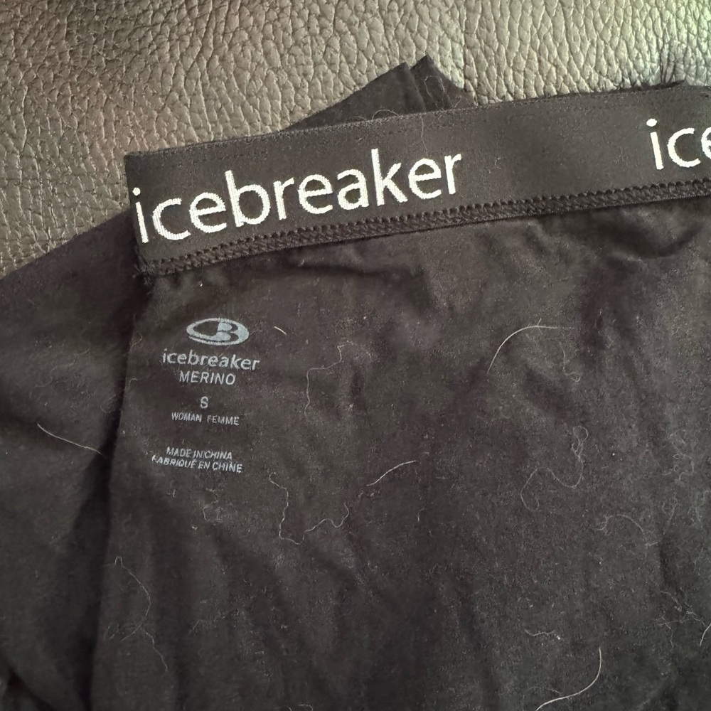 Icebreaker Black Merino Wool Garment